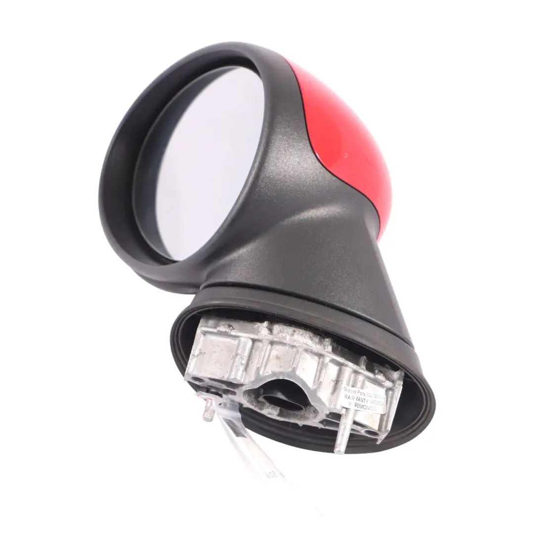 Left Door Wing Mirror N/S 5 Pins Chili Red 851 to Mini Cooper R55 R56 R57 with Part number 2755637 Mini Cooper R55 R56 R57 Left Door Wing Mirror N/S 5 Pins Chili Red 851 - SKU rhd-2755637-CHRED - Part number 2755637