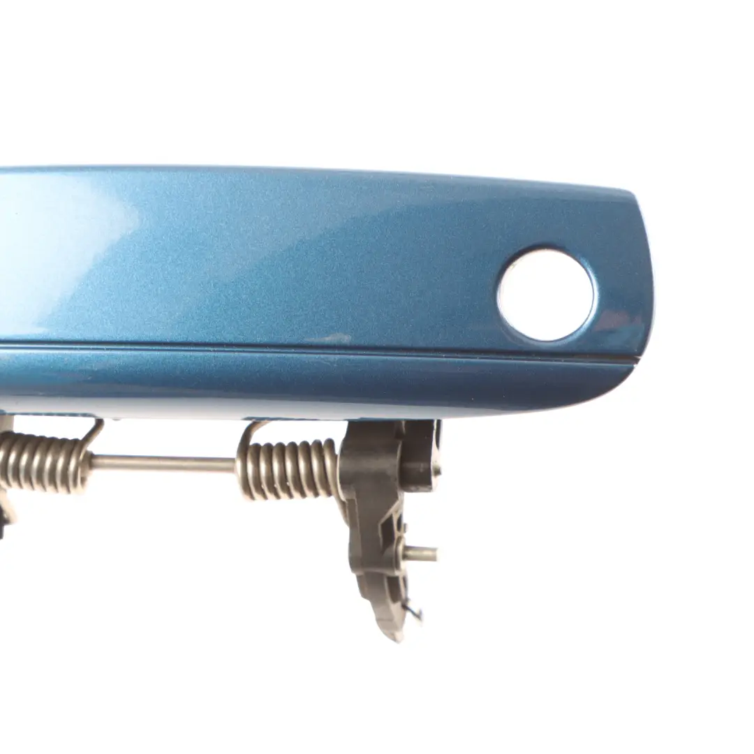Exterior Door Grab Handle Front Right O/S Aruba Blue Pearl - X5V to Audi A3 S3 8P with Part number 4F0837208B Audi A3 S3 8P Exterior Door Grab Handle Front Right O/S Aruba Blue Pearl - X5V - SKU RHD-4F0837208B-ARB - Part number 4F0837208B