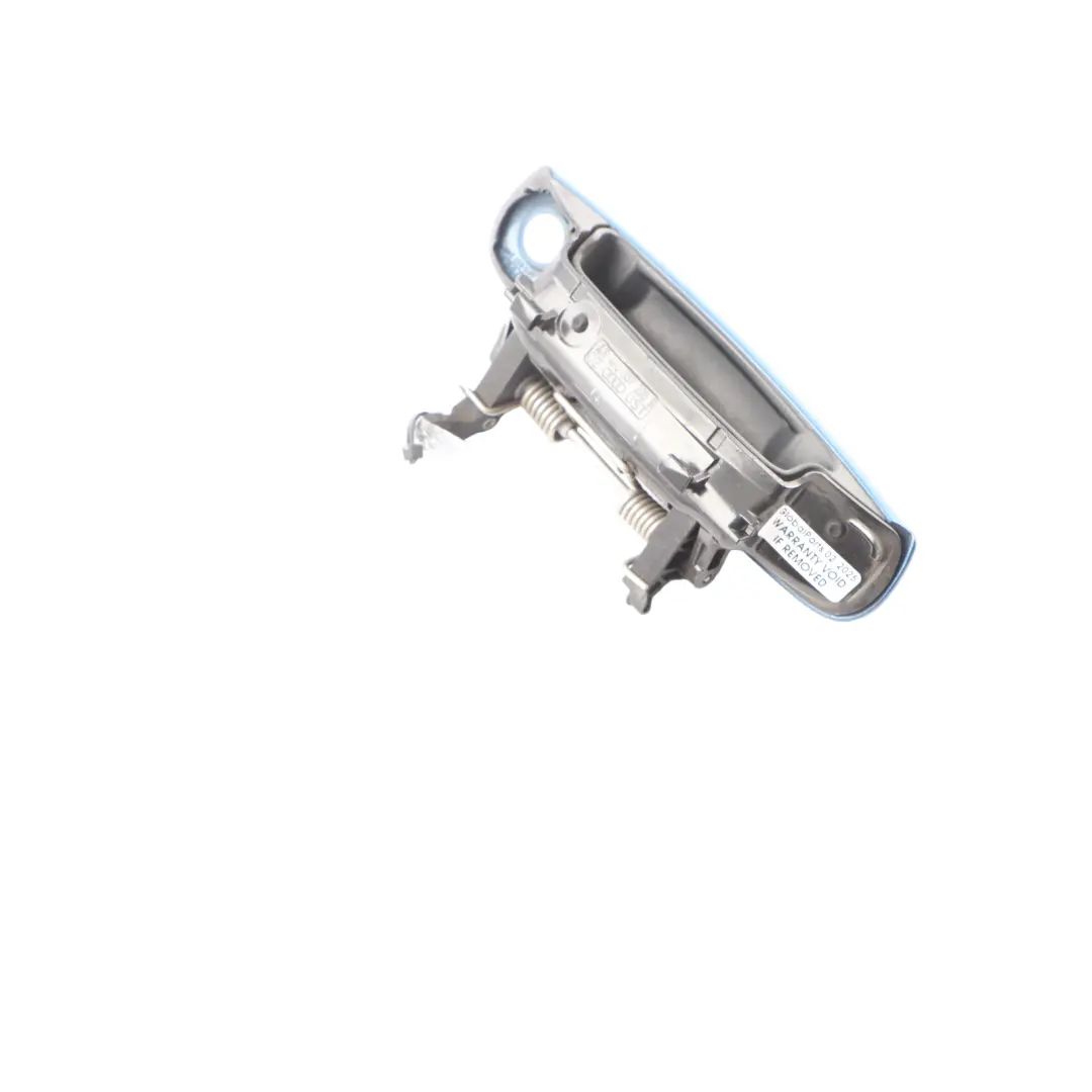 Exterior Door Grab Handle Front Right O/S Aruba Blue Pearl - X5V to Audi A3 S3 8P with Part number 4F0837208B Audi A3 S3 8P Exterior Door Grab Handle Front Right O/S Aruba Blue Pearl - X5V - SKU RHD-4F0837208B-ARB - Part number 4F0837208B