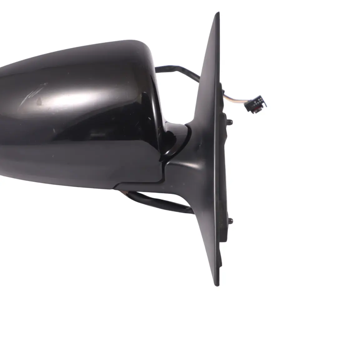 Audi A6 C6 Mirror Wing Side View Right O/S Door Brilliant Black Y9B A1668109800 - SKU RHD-4F2858532J-BBL - Part number 4F2858532J