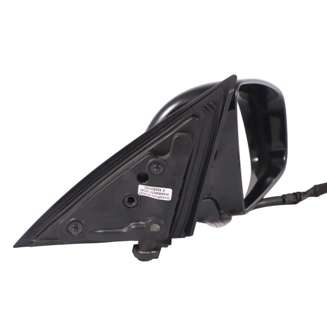 Audi A6 C6 Mirror Wing Side View Right O/S Door Brilliant Black Y9B A1668109800 - SKU RHD-4F2858532J-BBL - Part number 4F2858532J