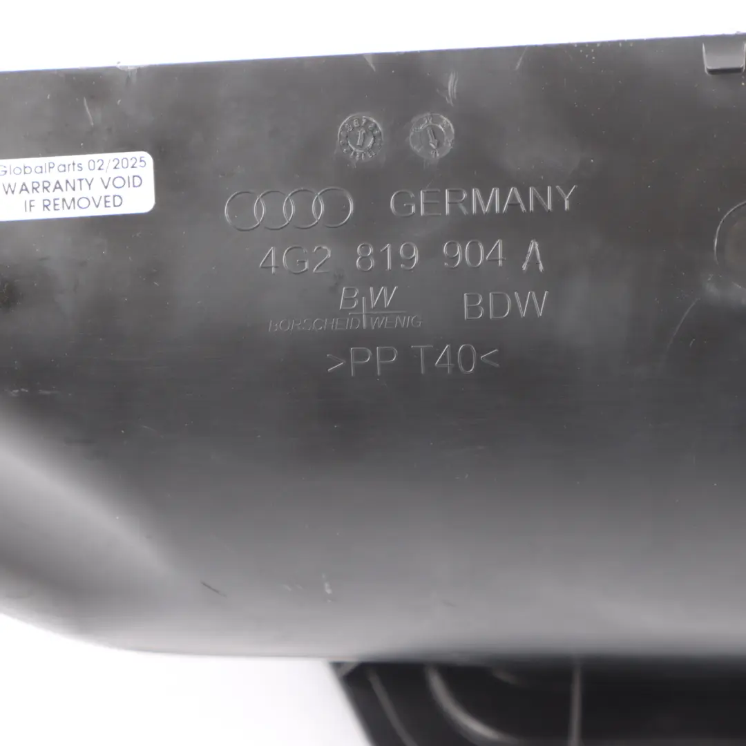 Audi A6 C7 A7 S7 4G Heater Air Intake Duct Channel Interior Heating - SKU RHD-4G2819904A - Part number 4G2819904A