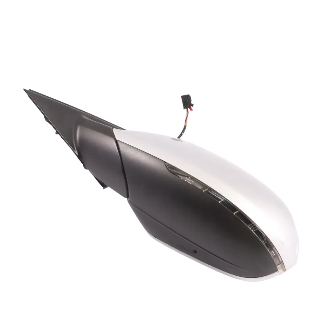 Audi A6 C7 Front Mirror Wing Door Electric Power Left N/S Ice Silver - X7W - SKU RHD-4G2857409N-ICS - Part number 4G2857409N