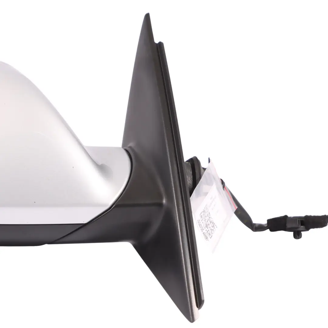 Audi A6 C7 Front Mirror Wing Door Electric Power Right O/S Ice Silver - X7W - SKU RHD-4G2857410N-ICS - Part number 4G2857410N