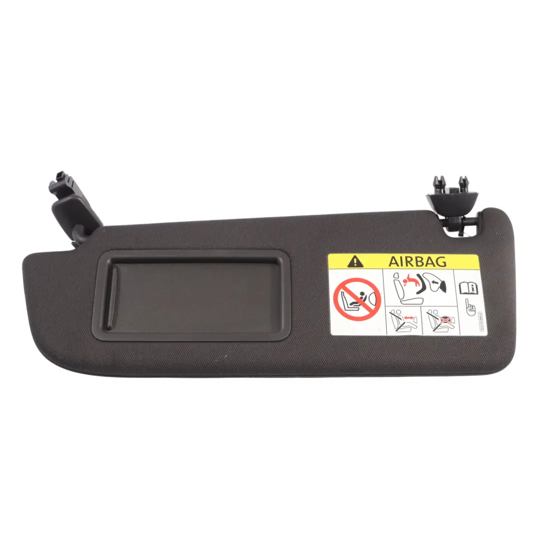 Audi A7 4G Front Illuminated Sun Visor Shade Left N/S Black - SKU RHD-4G2857551C - Part number 4G2857551C