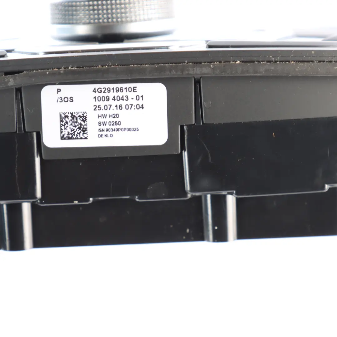 MMI Centre Console Multimedia Sat Nav Switch Panel to Audi A6 C7 A7 4G with Part number 4G2919610E Audi A6 C7 A7 4G MMI Centre Console Multimedia Sat Nav Switch Panel - SKU RHD-4G2919610E - Part number 4G2919610E