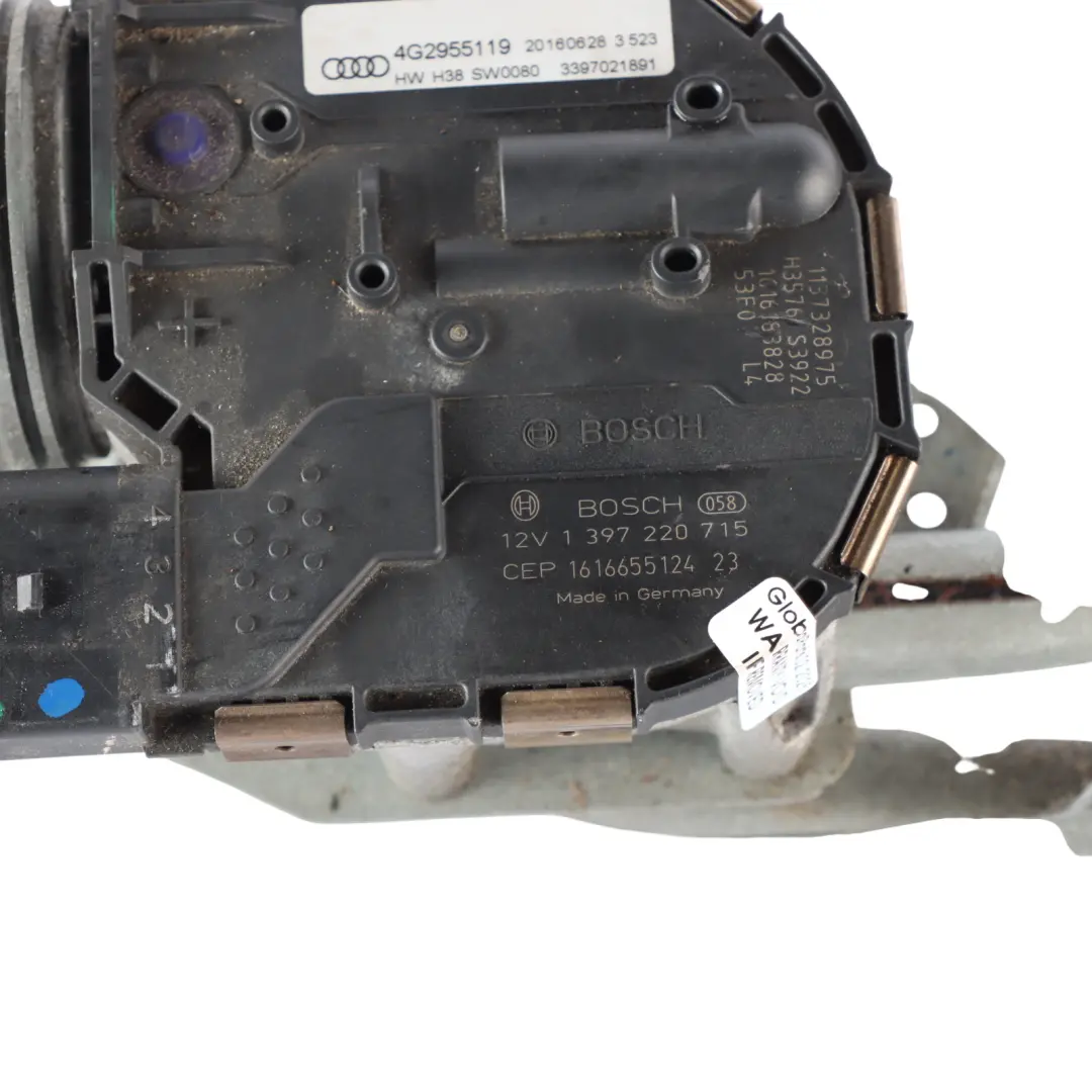 4G8 Wiper Linkage System Front Windscreen Windshield Motor to Audi A7 with Part number 4G2955023C Audi A7 4G8 Wiper Linkage System Front Windscreen Windshield Motor - SKU RHD-4G2955023C - Part number 4G2955023C