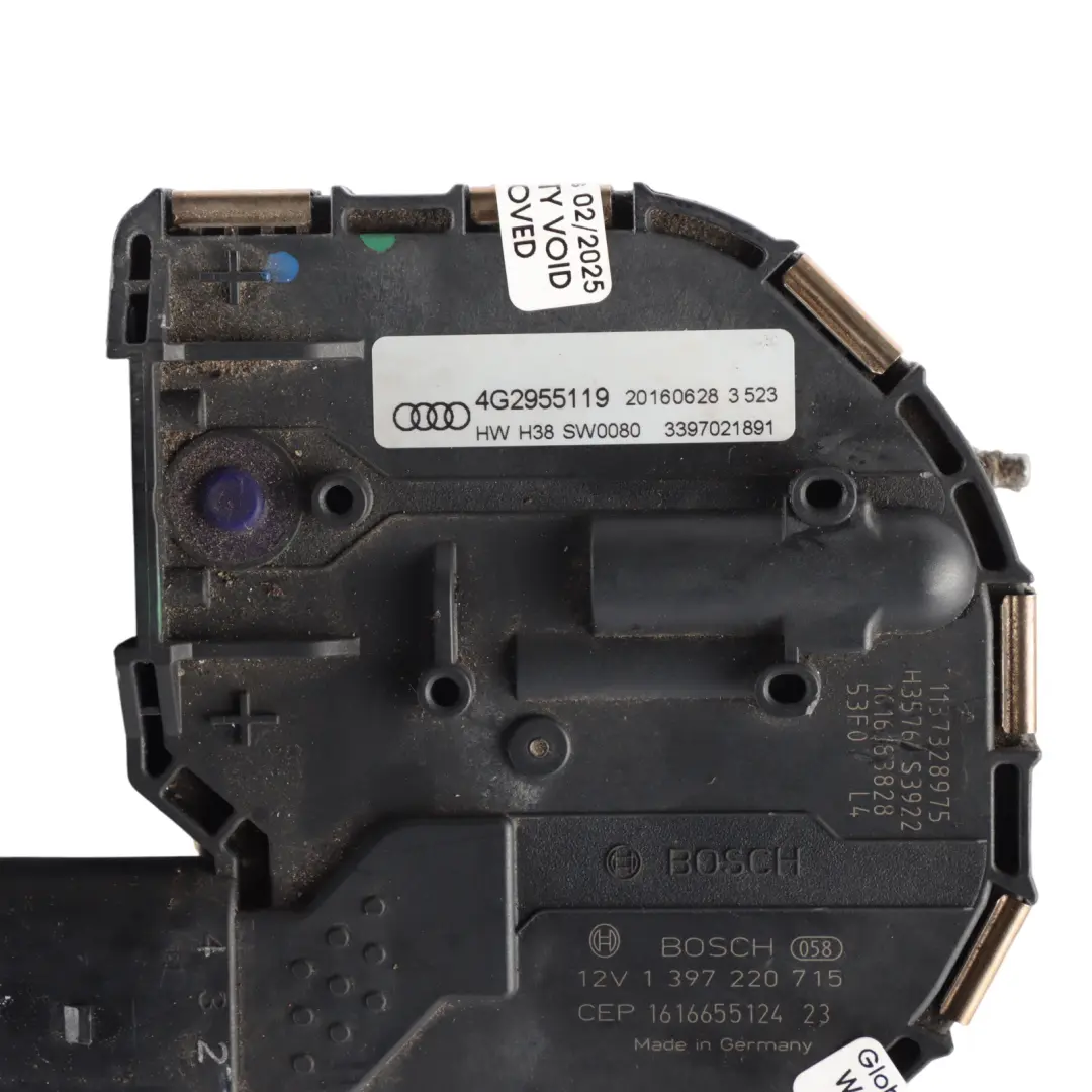 4G8 Wiper Linkage System Front Windscreen Windshield Motor to Audi A7 with Part number 4G2955023C Audi A7 4G8 Wiper Linkage System Front Windscreen Windshield Motor - SKU RHD-4G2955023C - Part number 4G2955023C