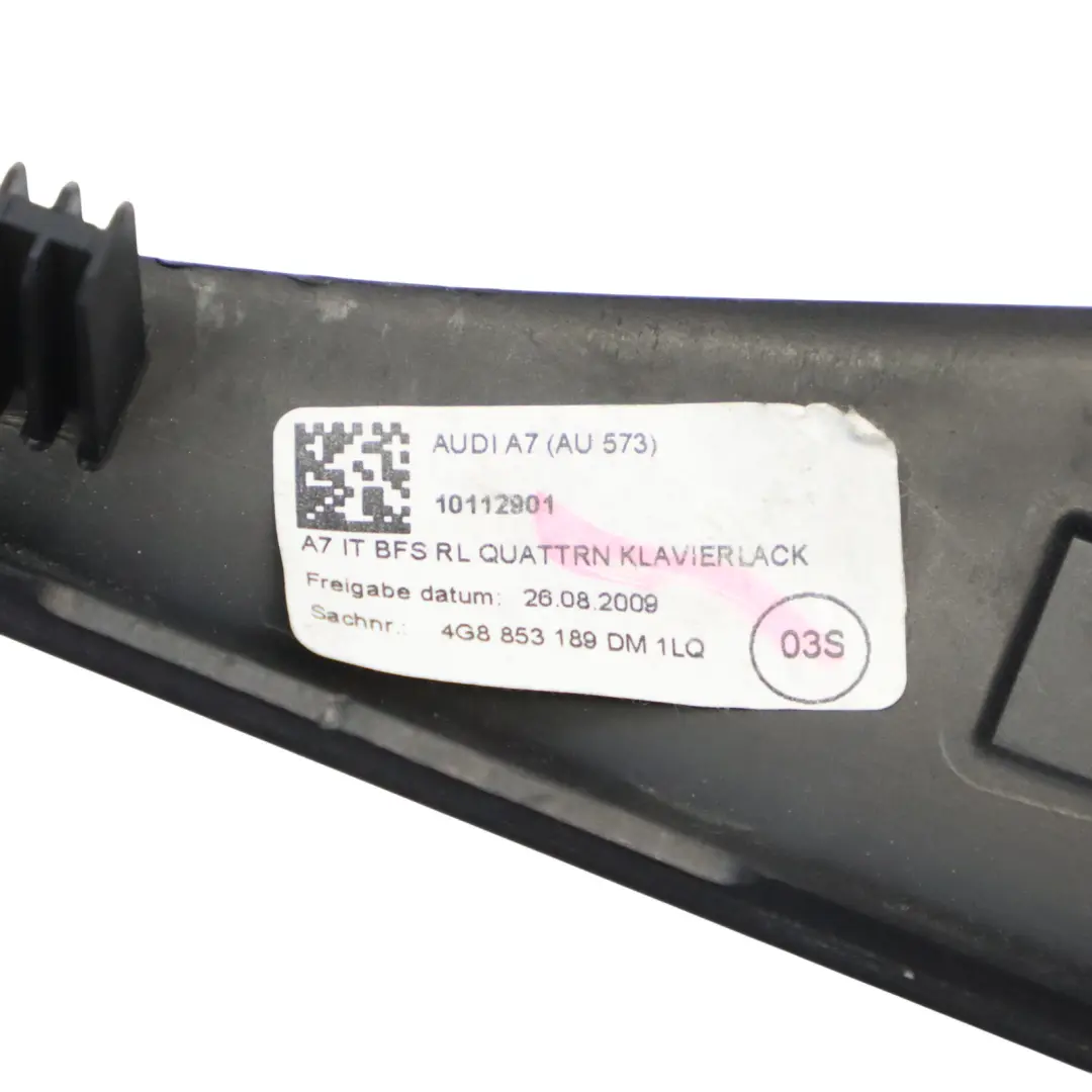 Dashboard Side Cover Front Left N/S Panel Trim to Audi A7 4G with Part number 4G8853189DM Audi A7 4G Dashboard Side Cover Front Left N/S Panel Trim - SKU RHD-4G8853189DM - Part number 4G8853189DM