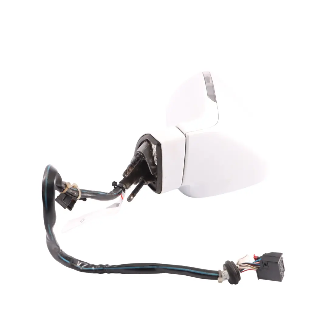 Audi A7 4G Door Mirror Wing Electric Right O/S Glacier White - S9R - SKU RHD-4G8857528-MGW - Part number 4G8857528