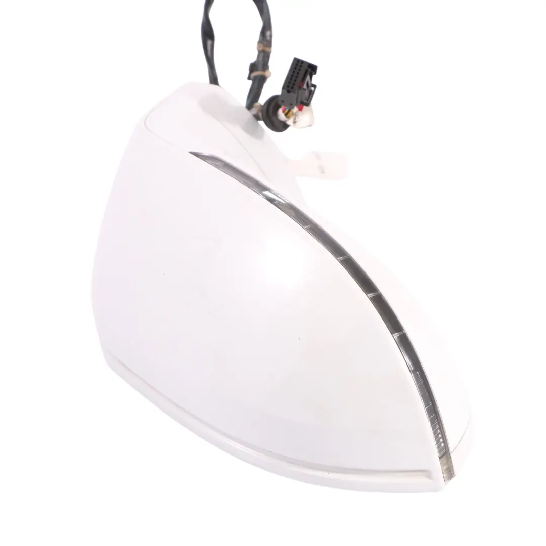 Audi A7 4G Door Mirror Wing Electric Right O/S Glacier White - S9R - SKU RHD-4G8857528-MGW - Part number 4G8857528