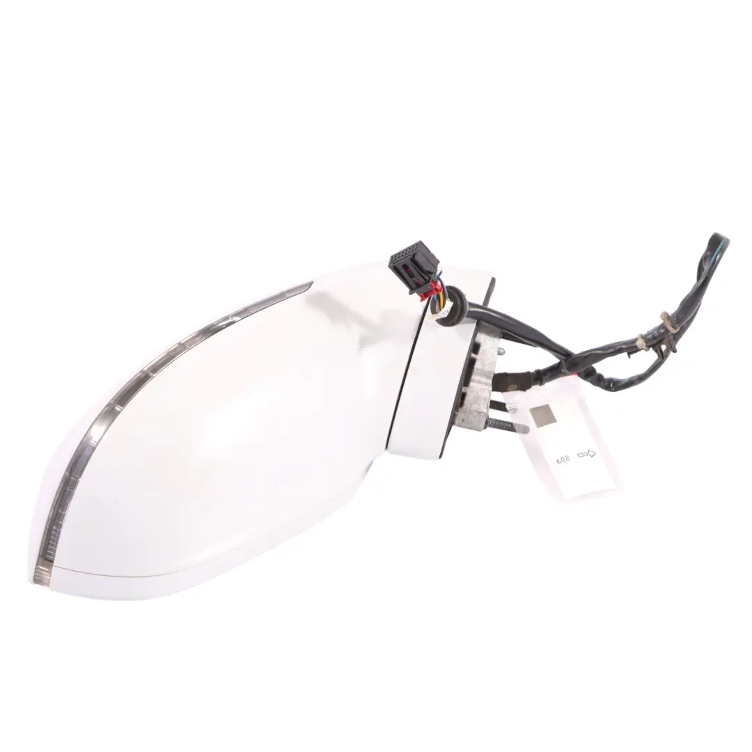Audi A7 4G Door Mirror Wing Electric Right O/S Glacier White - S9R - SKU RHD-4G8857528-MGW - Part number 4G8857528