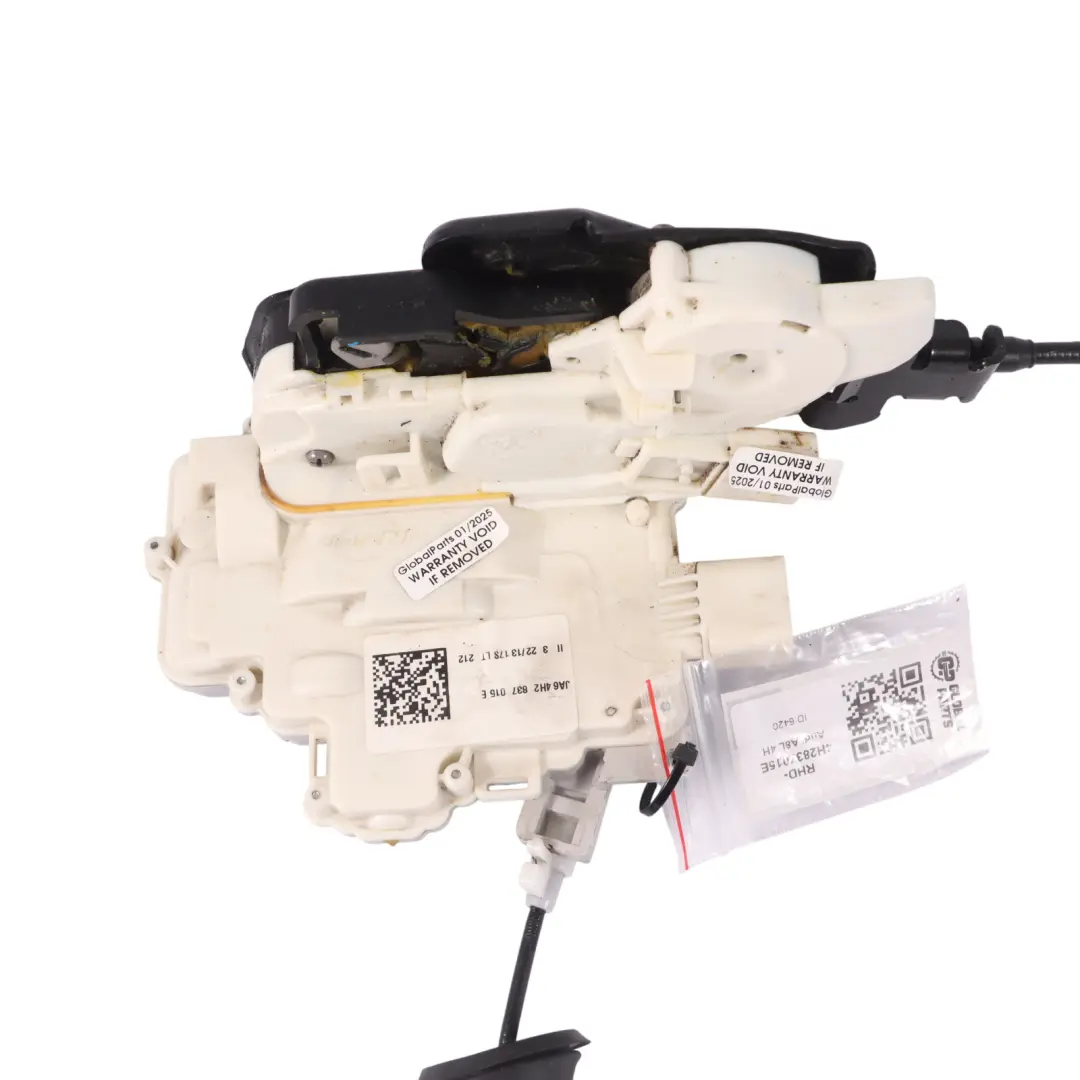 Audi A8L 4H Front Door Lock Actuator Mechanism Left N/S - SKU RHD-4H2837015E - Part number 4H2837015E