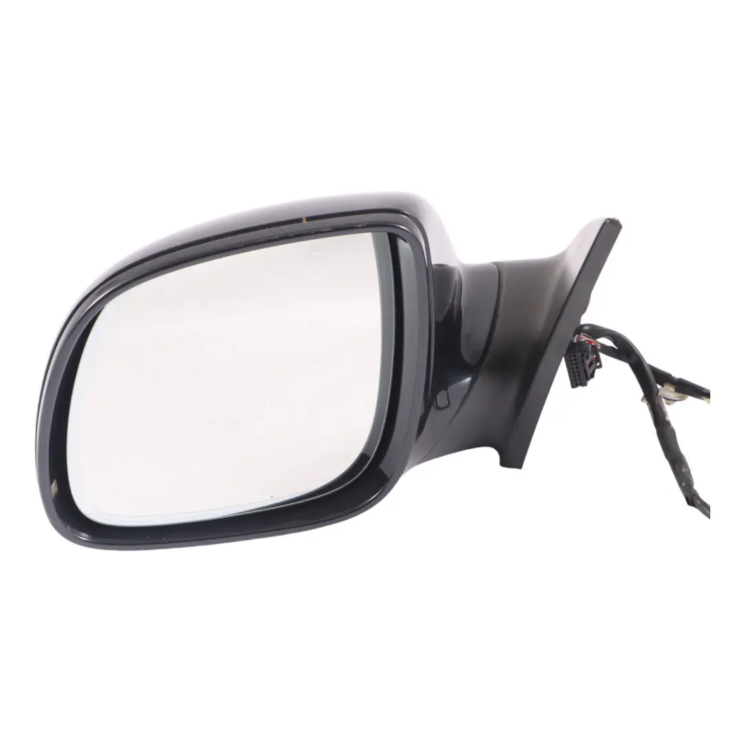 Audi Q7 4L Front Mirror Wing Door Electric Power Left N/S Cobalt Blue - Z5Q - SKU RHD-4L2857409AH-CBM - Part number 4L2857409AH-CBM
