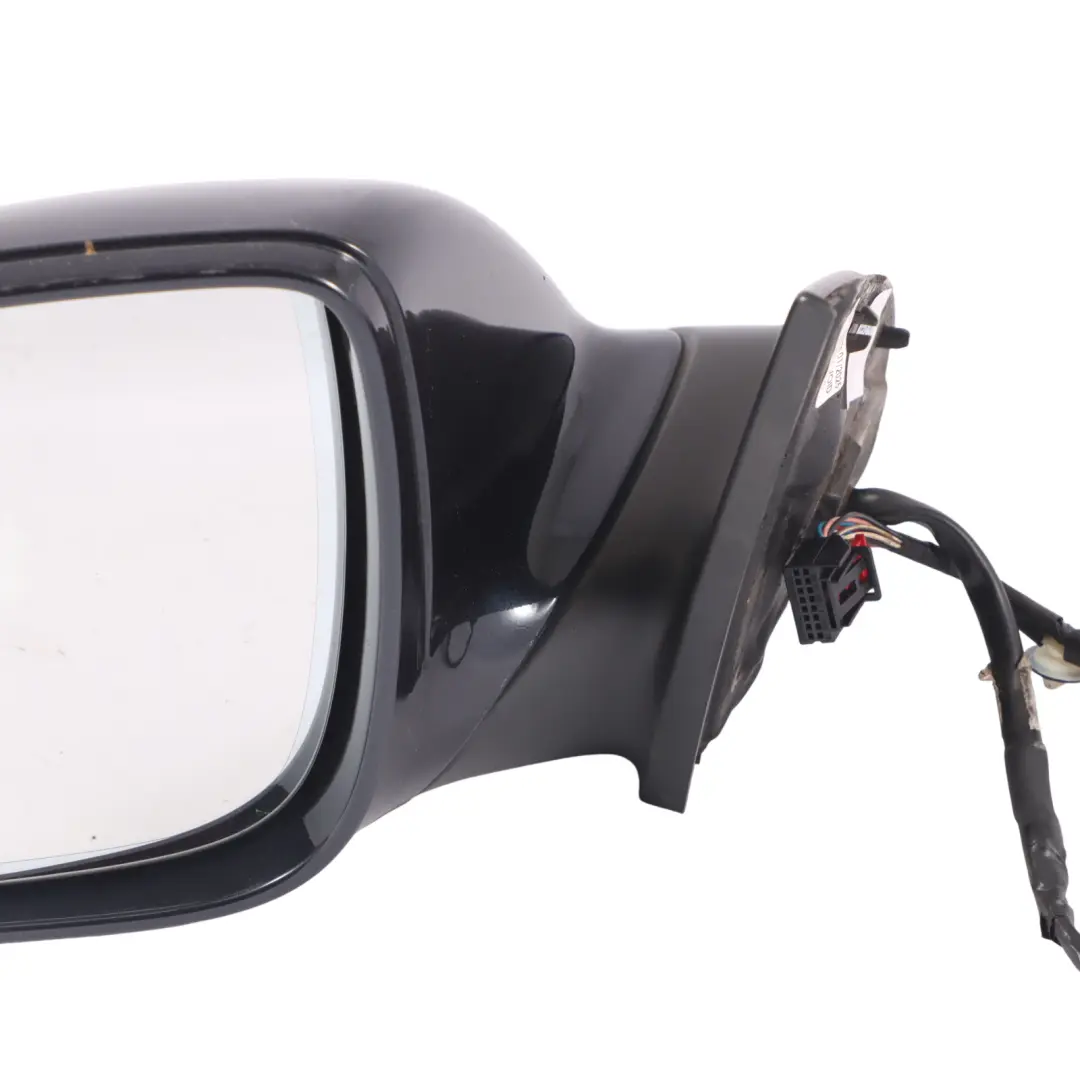 Audi Q7 4L Front Mirror Wing Door Electric Power Left N/S Cobalt Blue - Z5Q - SKU RHD-4L2857409AH-CBM - Part number 4L2857409AH-CBM