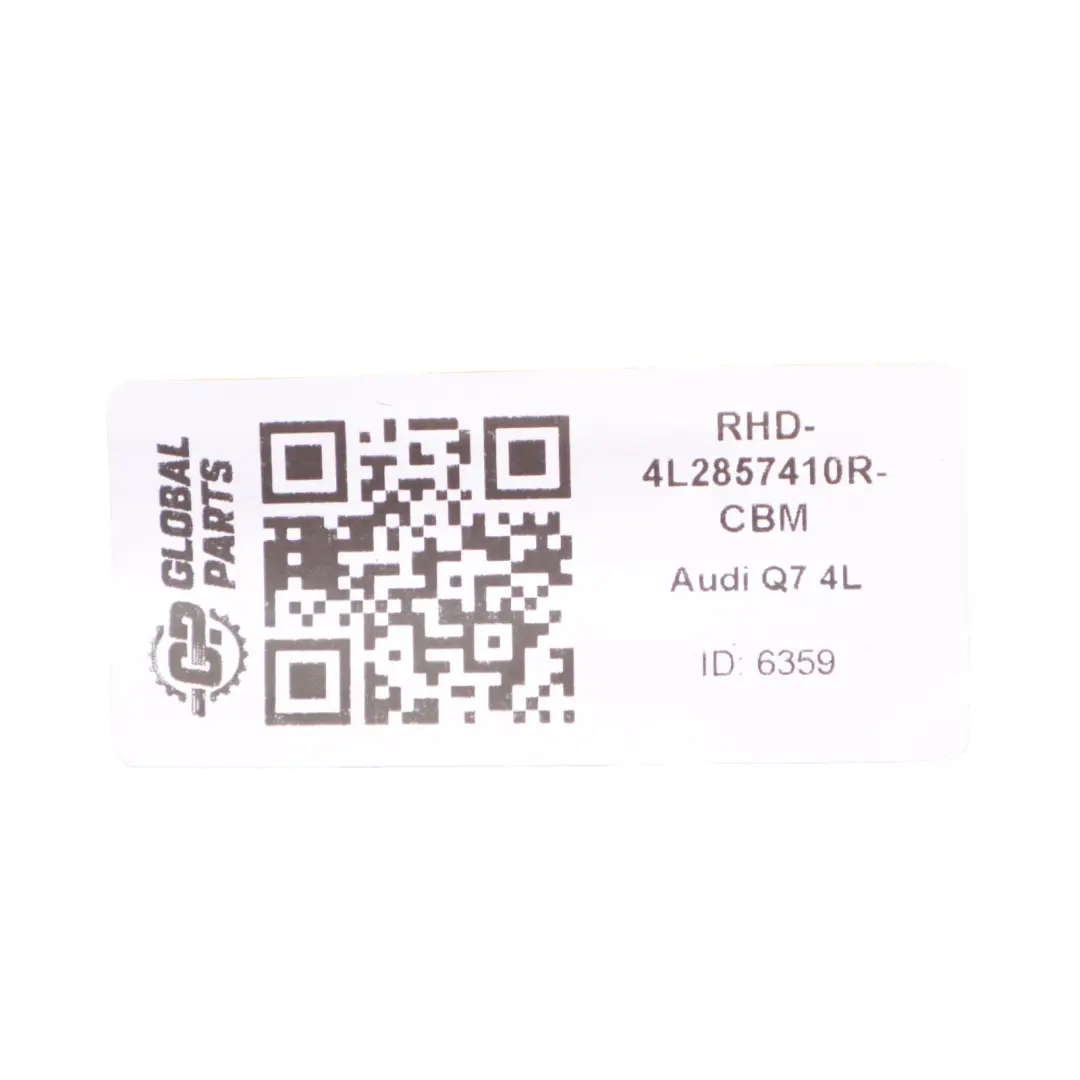 Front Mirror Wing Door Electric Power Right O/S Cobalt Blue - Z5Q to Audi Q7 4L with Part number 4L2857410R-CBM Audi Q7 4L Front Mirror Wing Door Electric Power Right O/S Cobalt Blue - Z5Q - SKU RHD-4L2857410R-CBM - Part number 4L2857410R-CBM