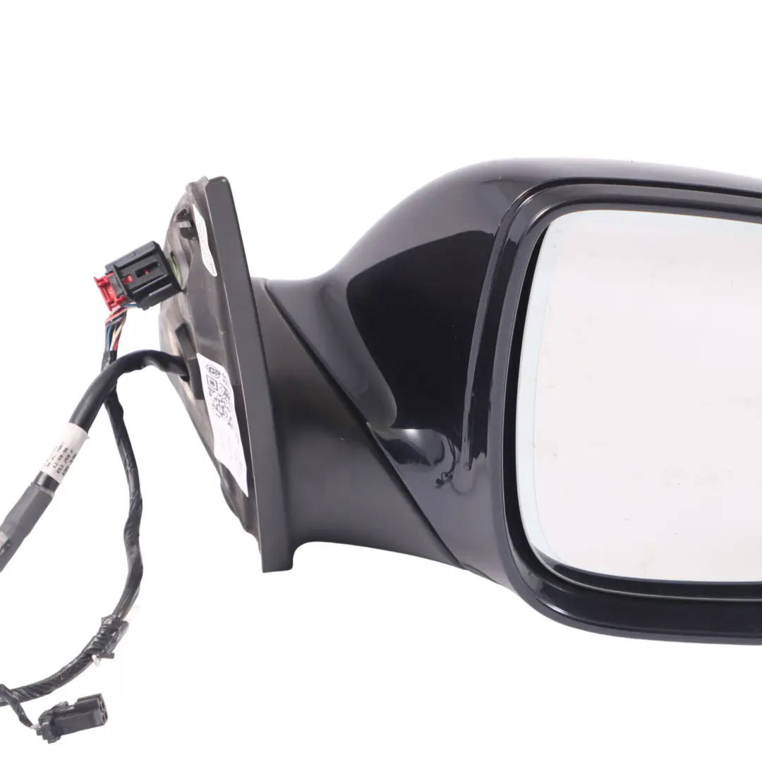 Audi Q7 4L Front Mirror Wing Door Electric Power Right O/S Cobalt Blue - Z5Q - SKU RHD-4L2857410R-CBM - Part number 4L2857410R-CBM