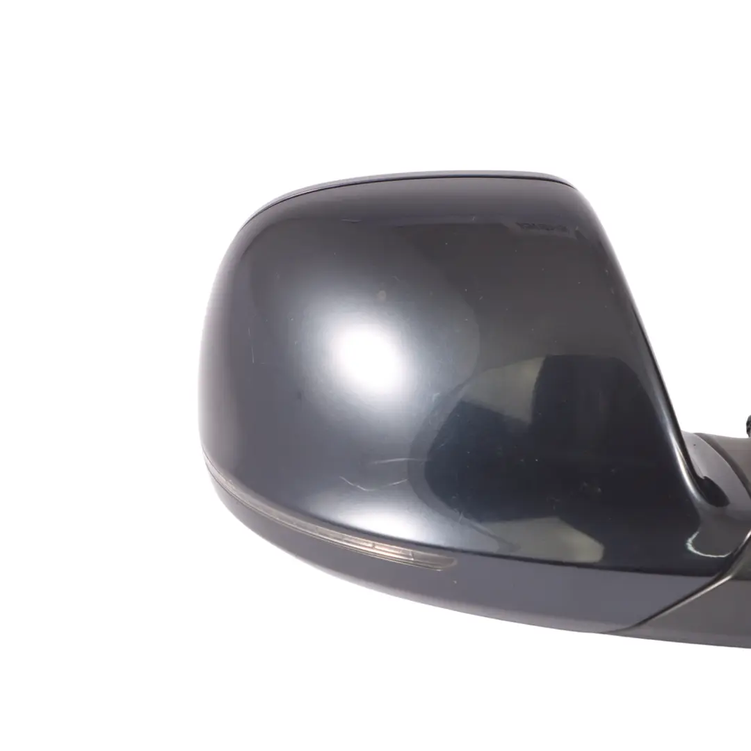 Audi Q7 4L Front Mirror Wing Door Electric Power Right O/S Cobalt Blue - Z5Q - SKU RHD-4L2857410R-CBM - Part number 4L2857410R-CBM