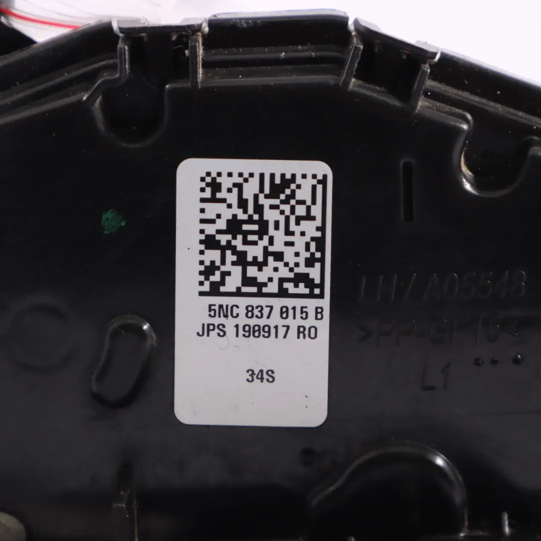 Front Left Door Lock Latch Mechanism Actuator to Volkswagen Golf SV with Part number 5NC837015B Volkswagen Golf SV Front Left Door Lock Latch Mechanism Actuator - SKU RHD-5NC837015B - Part number 5NC837015B