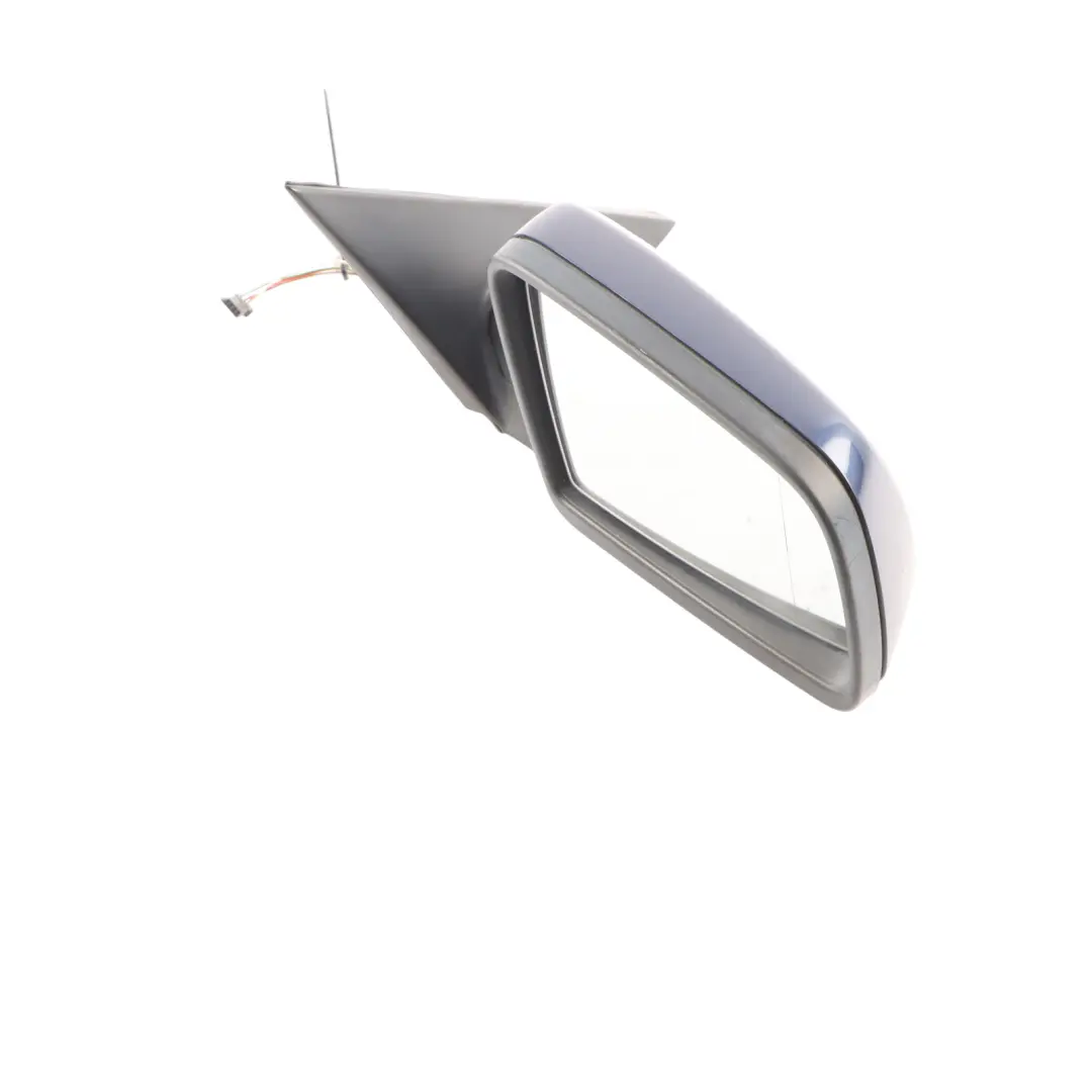 Heated Right Wing Mirror O/S Tiefseeblau Deep Sea Blue to BMW 5 Series E60 E61 LCI with Part number 7189572 BMW 5 Series E60 E61 LCI Heated Right Wing Mirror O/S Tiefseeblau Deep Sea Blue - SKU rhd-7189572-DSB - Part number 7189572
