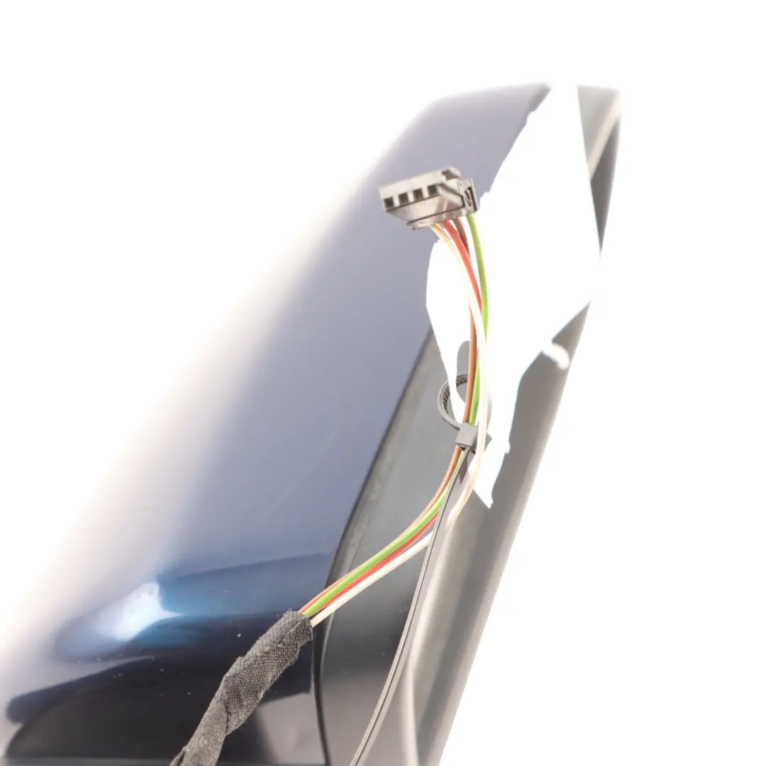Heated Right Wing Mirror O/S Tiefseeblau Deep Sea Blue to BMW 5 Series E60 E61 LCI with Part number 7189572 BMW 5 Series E60 E61 LCI Heated Right Wing Mirror O/S Tiefseeblau Deep Sea Blue - SKU rhd-7189572-DSB - Part number 7189572
