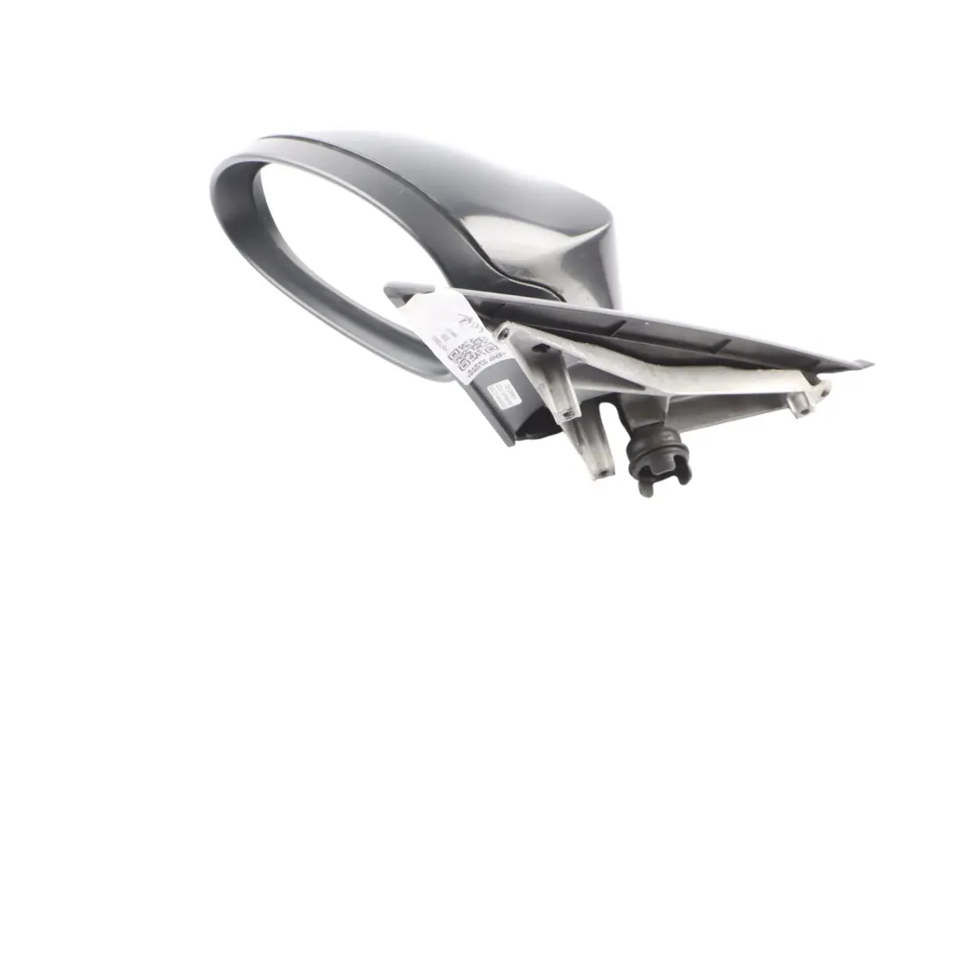 BMW E87 Passenger Side Heated Left Wing Mirror N/S Schwarz 2 Black 668 - SKU rhd-7189851-SCH - Part number 7189851