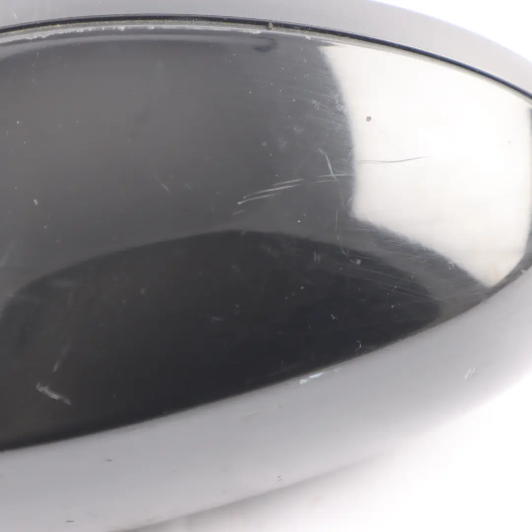 BMW E87 Passenger Side Heated Left Wing Mirror N/S Schwarz 2 Black 668 - SKU rhd-7189851-SCH - Part number 7189851