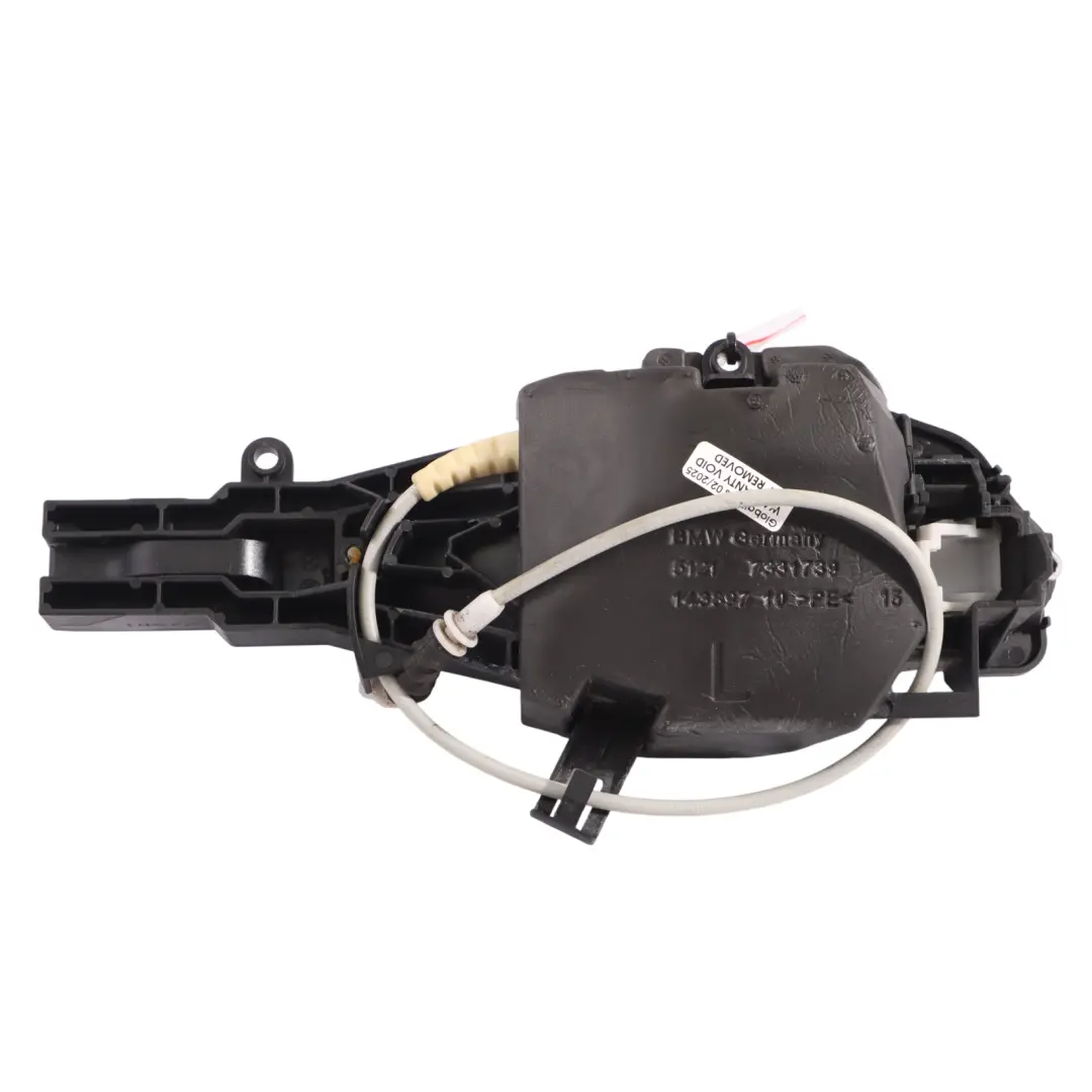 Carrier Outside Door Handle Front Left N/S Space Grey - A52 to BMW X3 F25 X5 E70 with Part number 7193277 BMW X3 F25 X5 E70 Carrier Outside Door Handle Front Left N/S Space Grey - A52 - SKU RHD-7193277-SCG - Part number 7193277