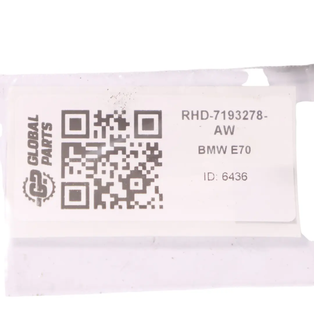 Front Right Grab Handle O/S Comfort Alpine White - 300 to BMW X5 E70 with Part number 7193278 BMW X5 E70 Front Right Grab Handle O/S Comfort Alpine White - 300 - SKU RHD-7193278-AW - Part number 7193278