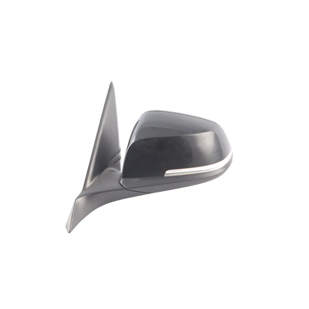 BMW F20 Wing Mirror Heated Left N/S Door Outside Black Sapphire Metallic - 475 - SKU RHD-7242703-BS2 - Part number 7242703