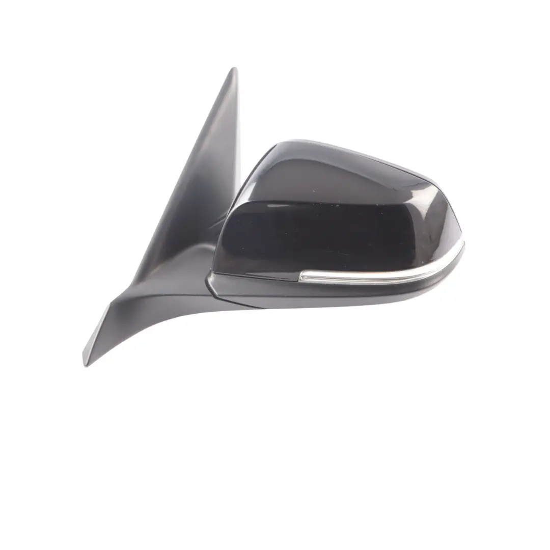 BMW F20 Wing Mirror Heated Door Left N/S Outside Black Sapphire Metallic 475 - SKU RHD-7242703-BS3 - Part number 7242703