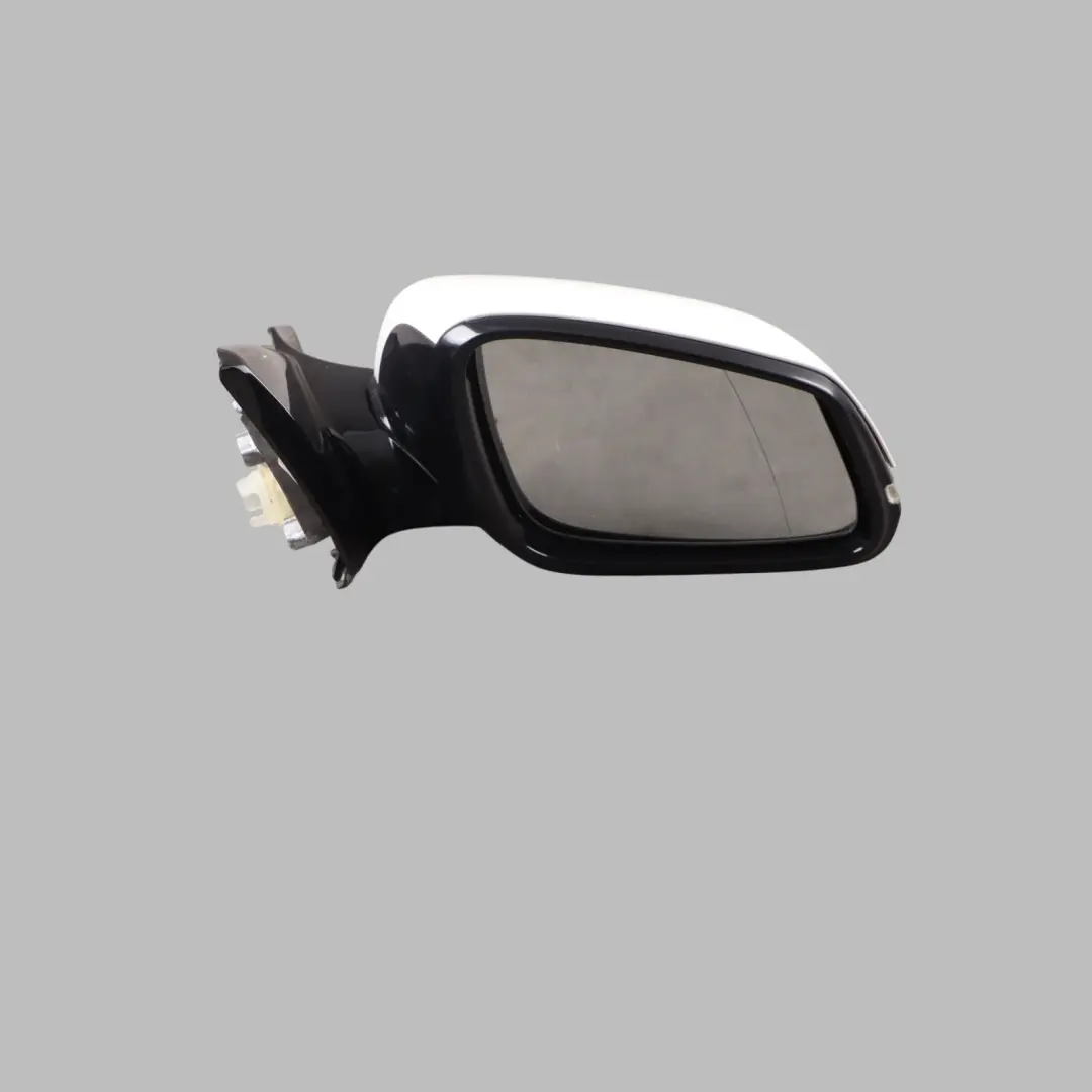 BMW 1 Series F20 Right Heated Wing Mirror O/S High Gloss Alpinweiss White 300 - SKU rhd-7242780-AW - Part number 7242780