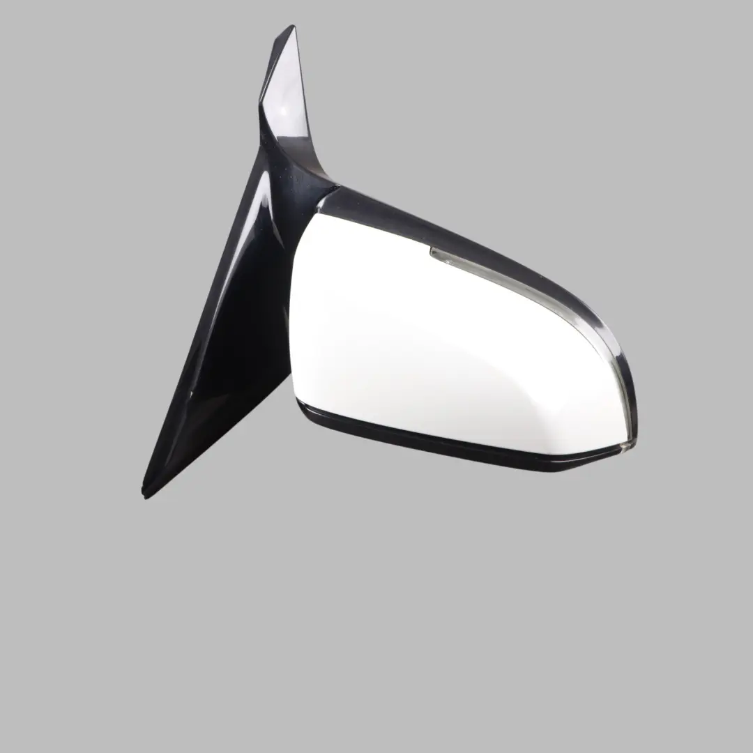 BMW 1 Series F20 Right Heated Wing Mirror O/S High Gloss Alpinweiss White 300 - SKU rhd-7242780-AW - Part number 7242780