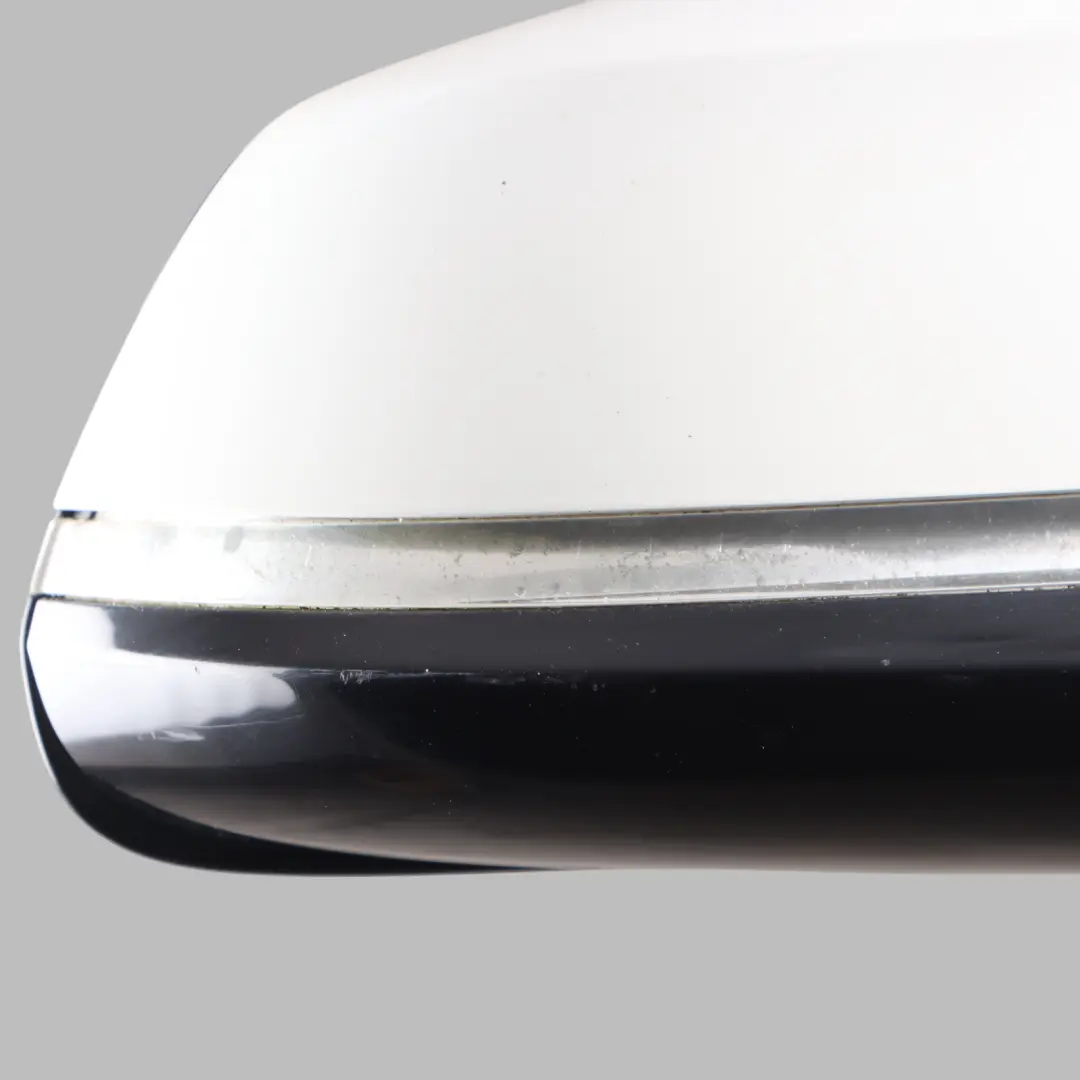 BMW 1 Series F20 Right Heated Wing Mirror O/S High Gloss Alpinweiss White 300 - SKU rhd-7242780-AW - Part number 7242780