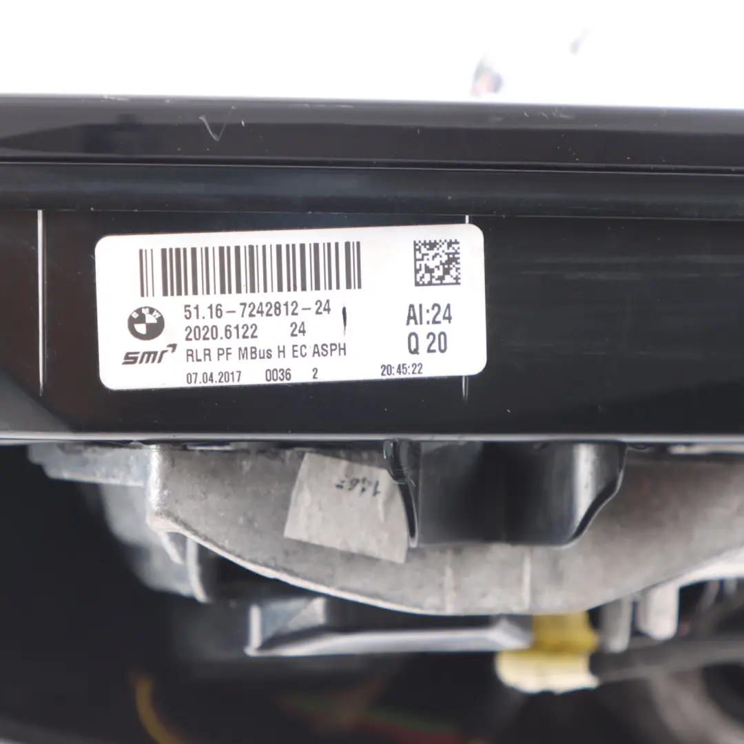 Wing Mirror BMW F20 Shadow Line Outside Heated Right O/S High Gloss 5 Pins - SKU RHD-7242824-1 - Part number 7242824