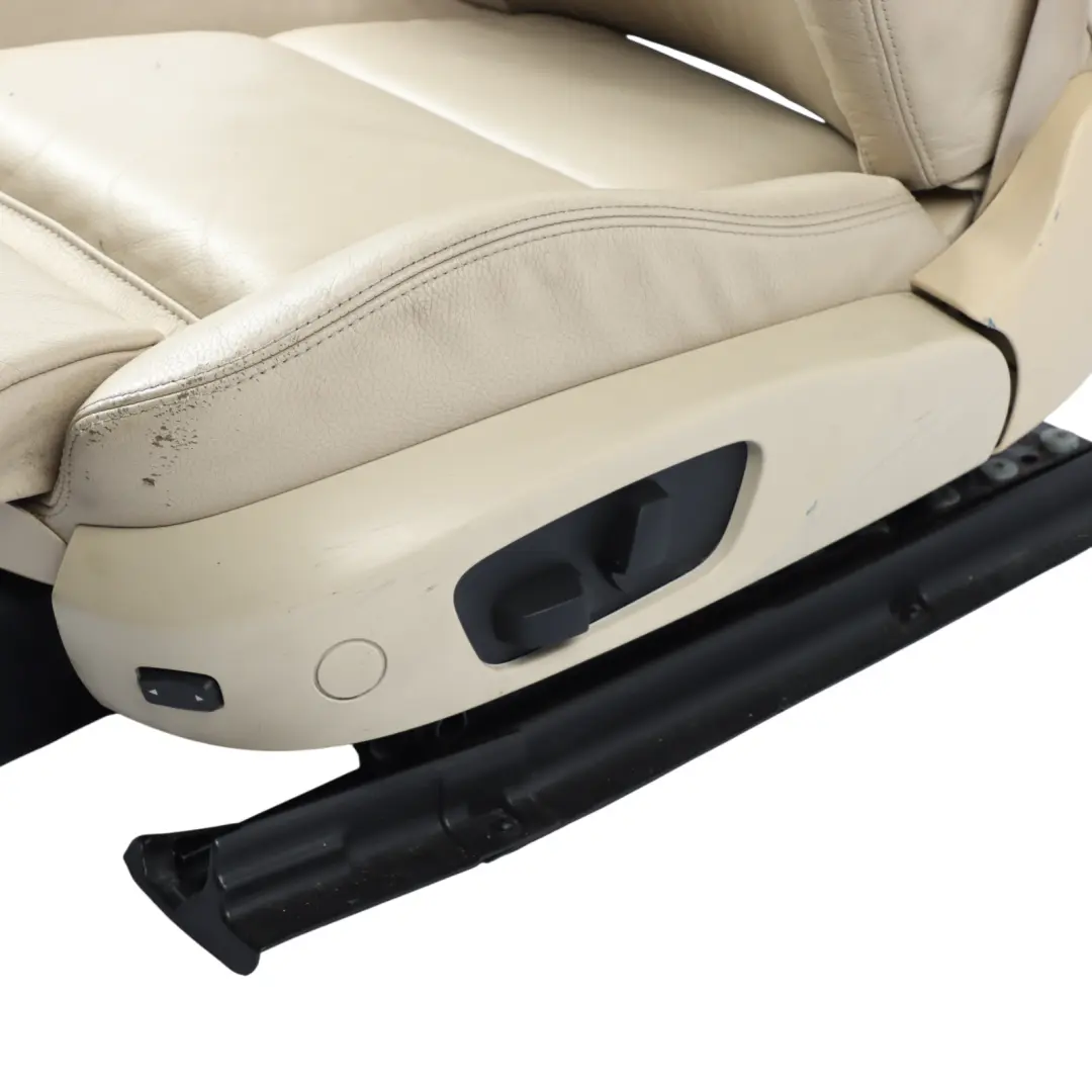 Interior Sport Cream Beige Leather Front Left N/S Seat Memory BMW E93 Cabrio - SKU RHD-7253639 - Part number 7253639