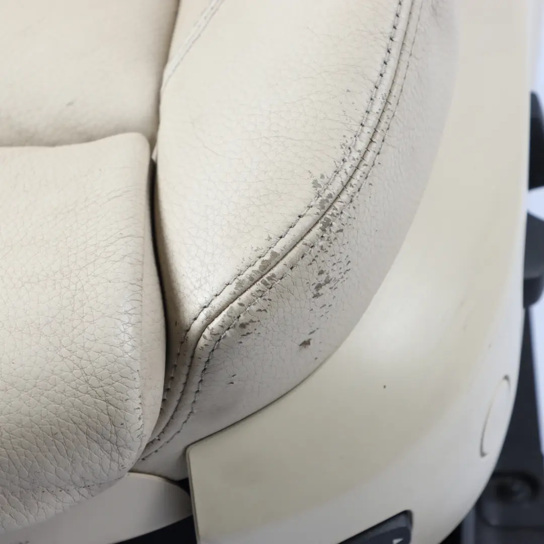 Interior Sport Cream Beige Leather Front Left N/S Seat Memory BMW E93 Cabrio - SKU RHD-7253639 - Part number 7253639