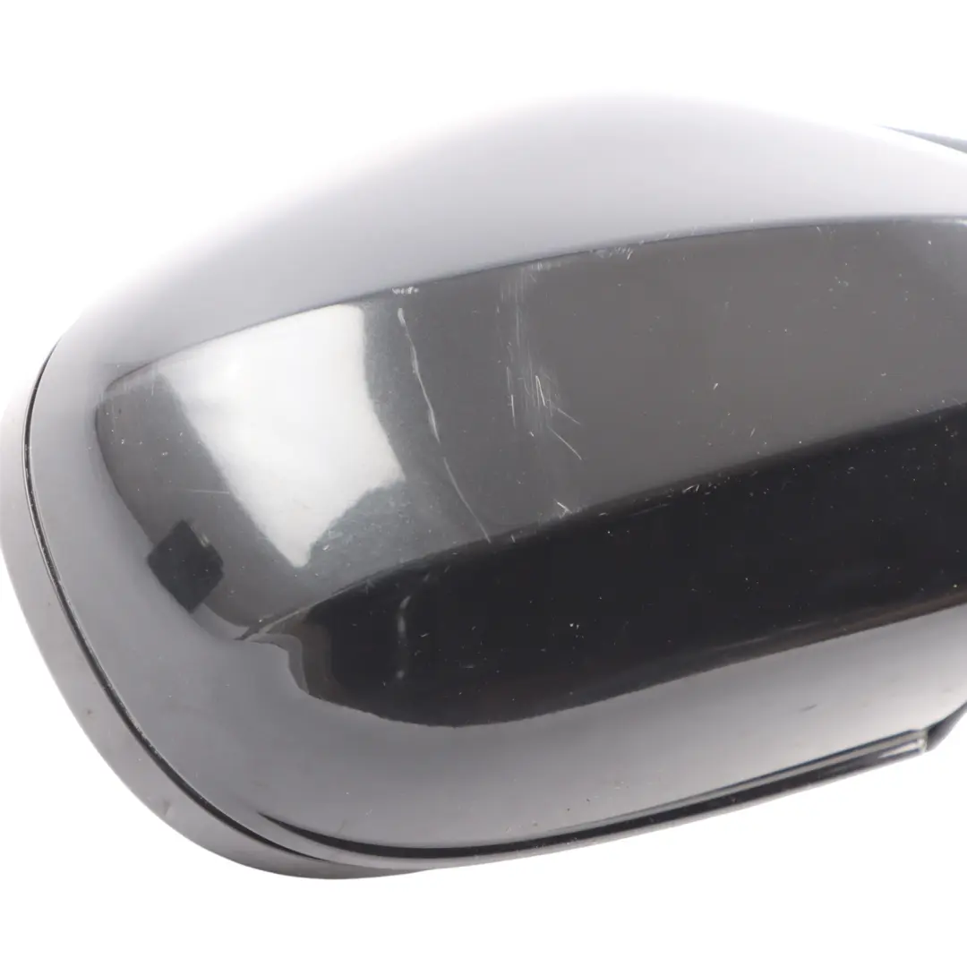  Wing Mirror BMW E92 E93 LCI M Sport Gloss Right O/S Heated Black Sapphire - 475 - SKU RHD-7268214-BS - Part number 7268214