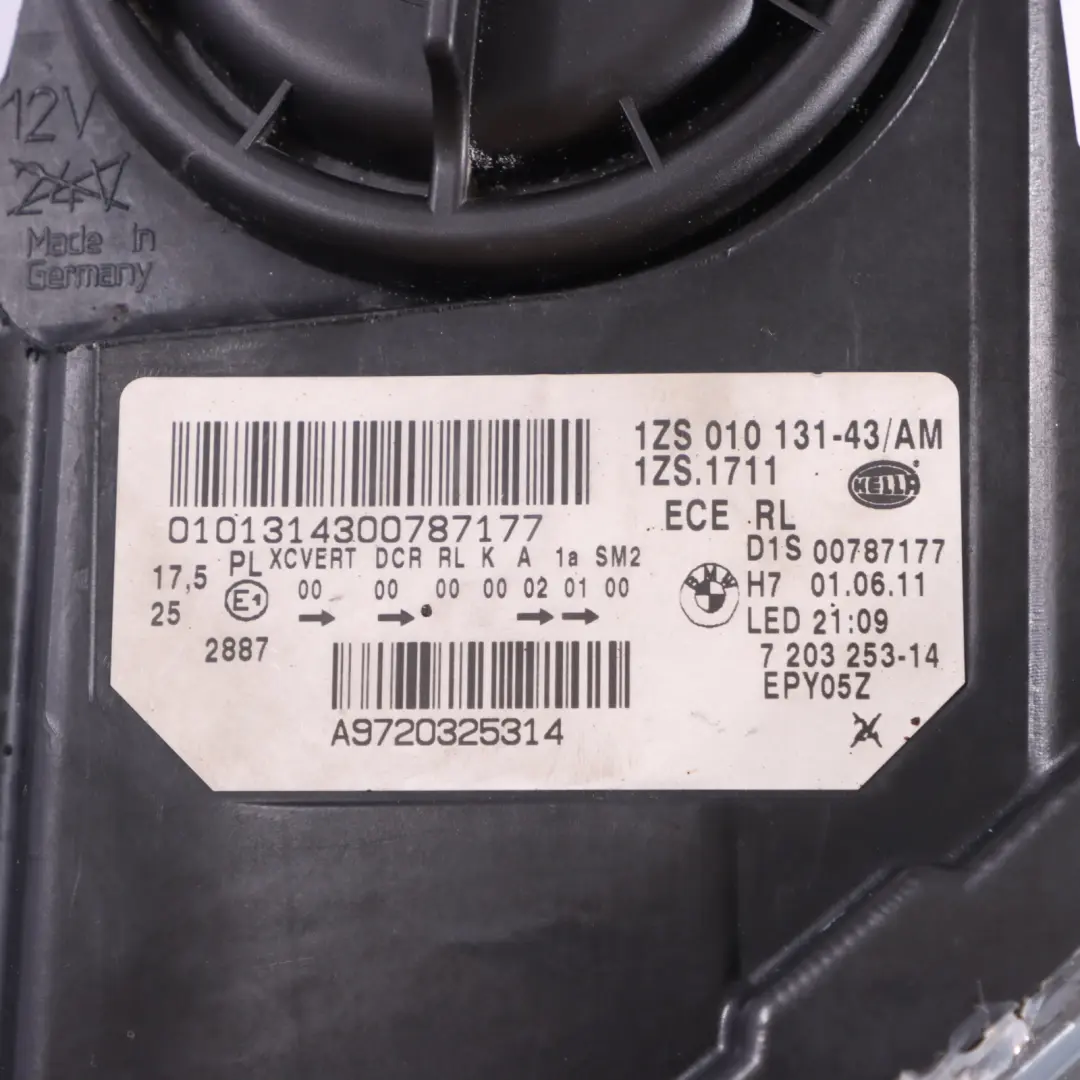 Headlight Headlight BMW F10 F11 Adaptive AHL Xenon Lamp Front Left N/S 7203253 to with Part number 7271905 Headlight Headlight BMW F10 F11 Adaptive AHL Xenon Lamp Front Left N/S 7203253 - SKU rhd-7271905-1 - Part number 7271905