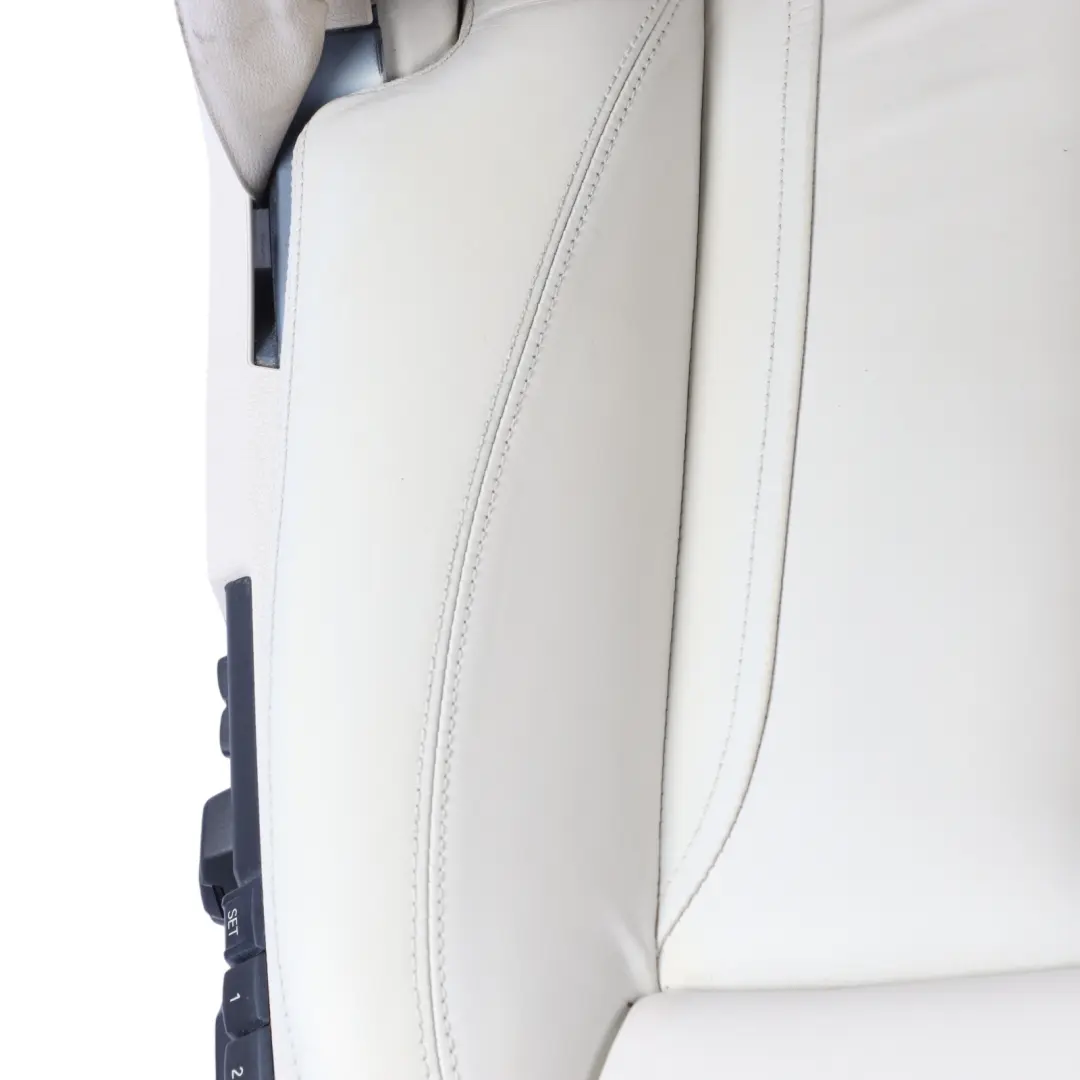 BMW F06 Comfort Seat Front Right O/S Memory Heated Leather Nappa Ivory White - SKU RHD-7280638 - Part number 7280638