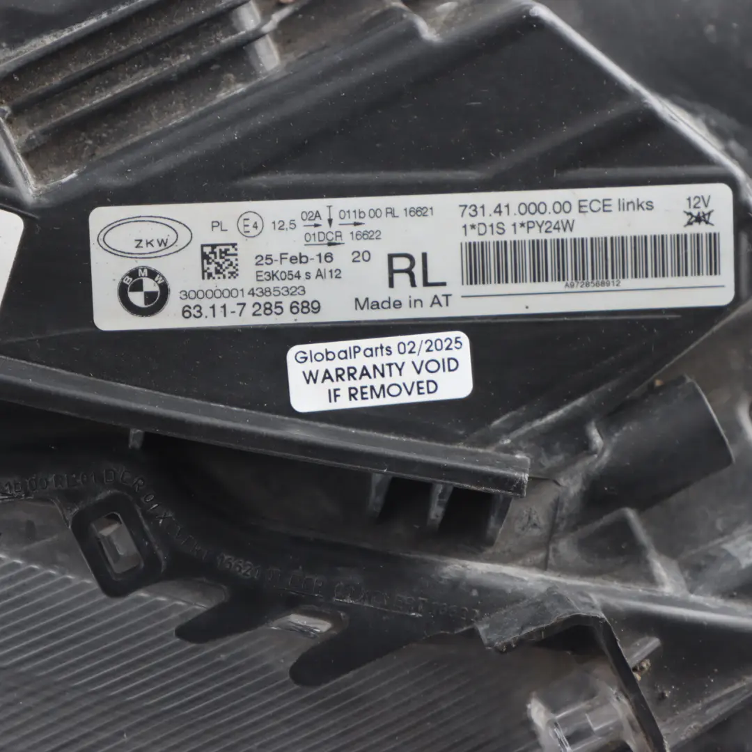 Front Lamp Headlight Xenon Left N/S to BMW F34 with Part number 7285689 BMW F34 Front Lamp Headlight Xenon Left N/S - SKU RHD-7285689 - Part number 7285689