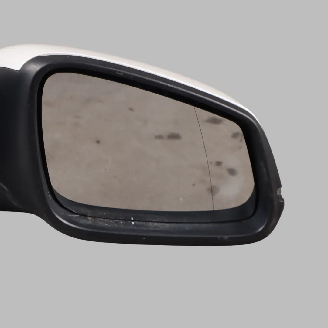 Heated Right Wing Mirror O/S Door Mineral White Metallic A96 to BMW X1 Series E84 with Part number 7307158 BMW X1 Series E84 Heated Right Wing Mirror O/S Door Mineral White Metallic A96 - SKU rhd-7307158-MW - Part number 7307158