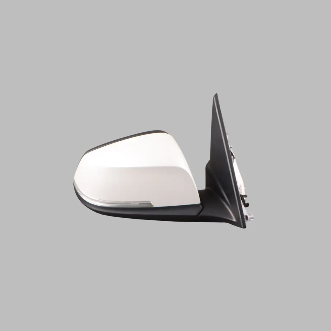 Heated Right Wing Mirror O/S Door Mineral White Metallic A96 to BMW X1 Series E84 with Part number 7307158 BMW X1 Series E84 Heated Right Wing Mirror O/S Door Mineral White Metallic A96 - SKU rhd-7307158-MW - Part number 7307158
