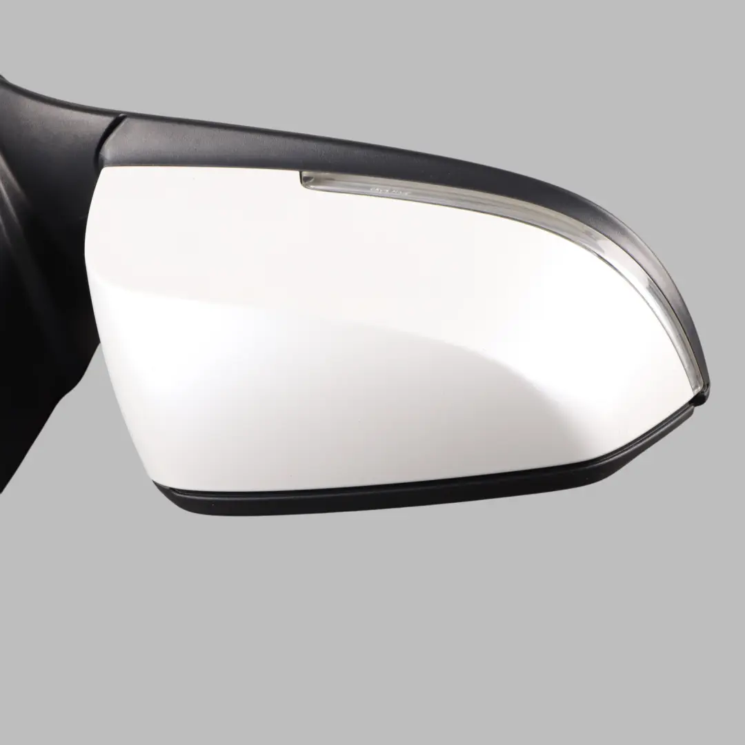Heated Right Wing Mirror O/S Door Mineral White Metallic A96 to BMW X1 Series E84 with Part number 7307158 BMW X1 Series E84 Heated Right Wing Mirror O/S Door Mineral White Metallic A96 - SKU rhd-7307158-MW - Part number 7307158