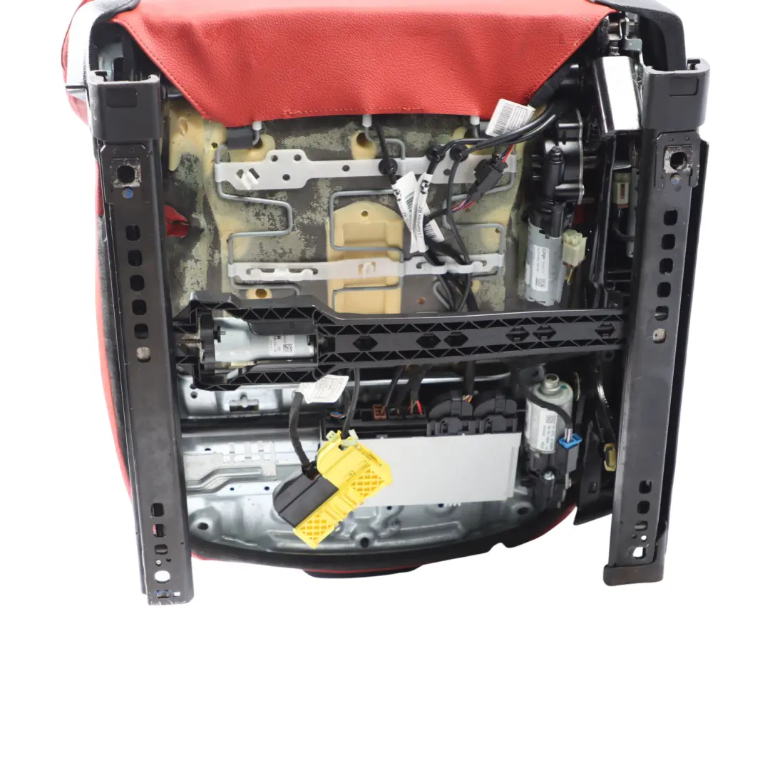 Front Right O/S Sport Heated Memory Leather Dakota Coral Red to BMW F22 Coupe Seat with Part number 7319598 BMW F22 Coupe Seat Front Right O/S Sport Heated Memory Leather Dakota Coral Red - SKU RHD-7319598-2 - Part number 7319598