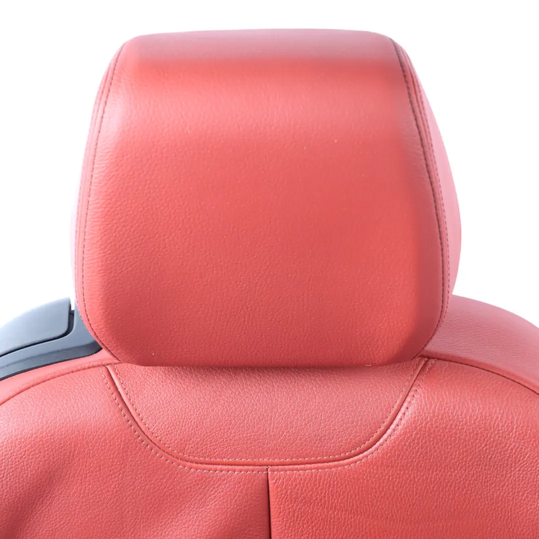 Front Right O/S Sport Heated Memory Leather Dakota Coral Red to BMW F22 Coupe Seat with Part number 7319598 BMW F22 Coupe Seat Front Right O/S Sport Heated Memory Leather Dakota Coral Red - SKU RHD-7319598-2 - Part number 7319598
