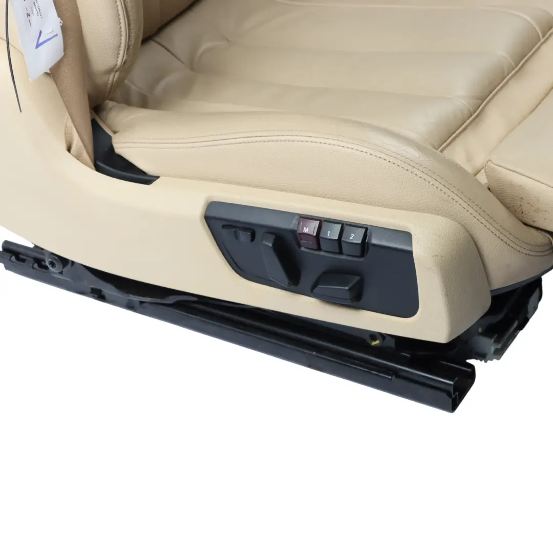 Front Right O/S Heated Leather Dakota Beige Exclusive Seam to BMW F33 Sport Seat with Part number 7340012 BMW F33 Sport Seat Front Right O/S Heated Leather Dakota Beige Exclusive Seam - SKU RHD-7340012-1 - Part number 7340012