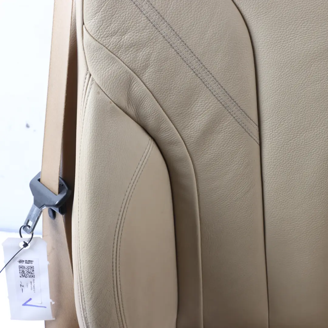 Front Right O/S Heated Leather Dakota Beige Exclusive Seam to BMW F33 Sport Seat with Part number 7340012 BMW F33 Sport Seat Front Right O/S Heated Leather Dakota Beige Exclusive Seam - SKU RHD-7340012-1 - Part number 7340012