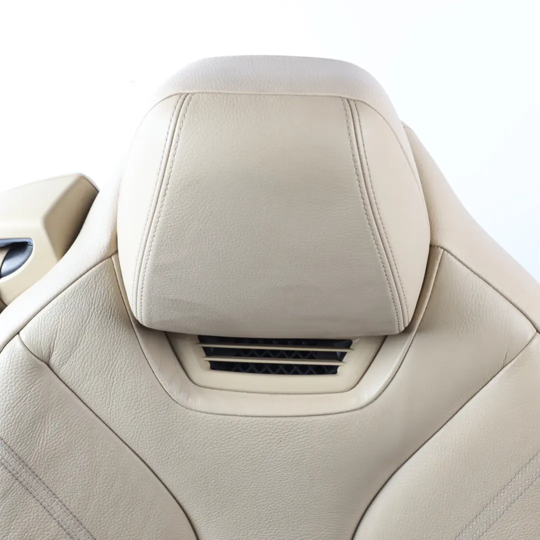 BMW F33 Sport Seat Front Right O/S Heated Leather Dakota Beige Exclusive Seam - SKU RHD-7340012-1 - Part number 7340012