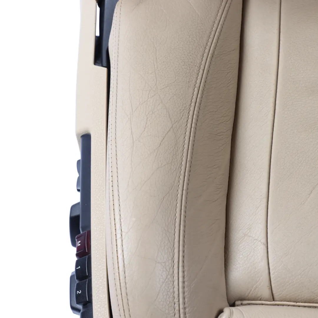 Front Right O/S Heated Leather Dakota Beige Exclusive Seam to BMW F33 Sport Seat with Part number 7340012 BMW F33 Sport Seat Front Right O/S Heated Leather Dakota Beige Exclusive Seam - SKU RHD-7340012-1 - Part number 7340012